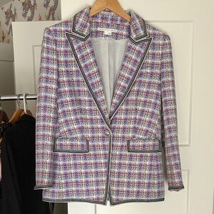Veronica Beard Pastel Tweed Blazer